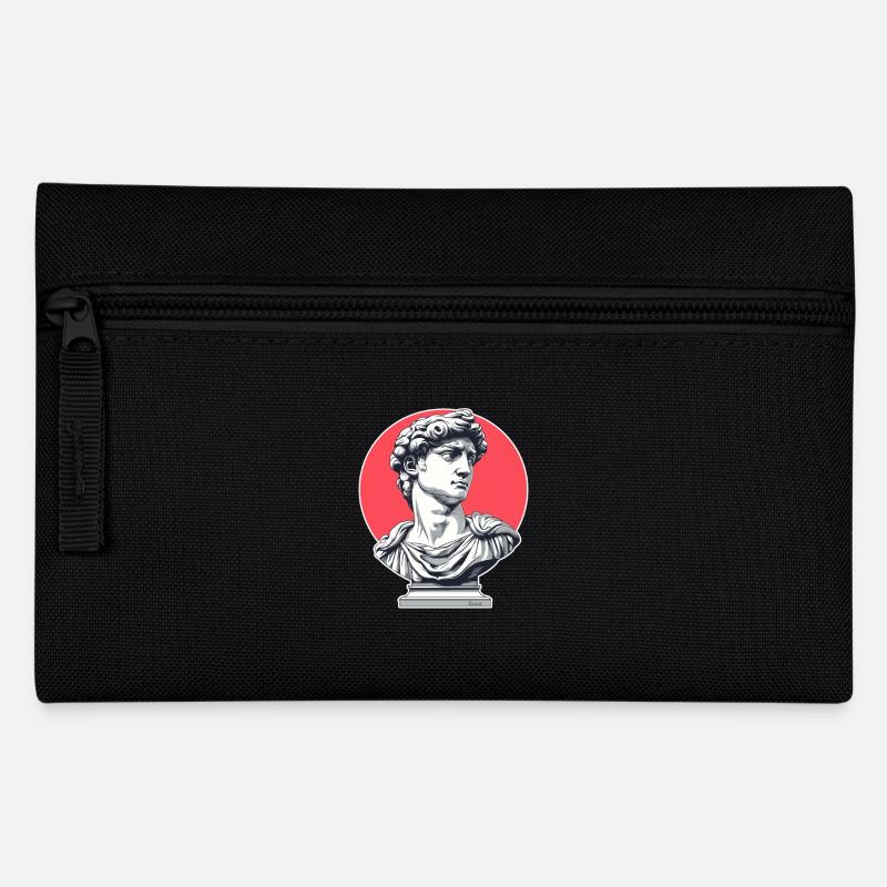 David aus Florenz– Klassische Büste - Federtasche - Schwarz
