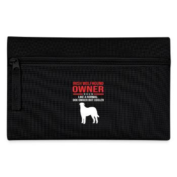 Irischer Wolfshund - Federtasche - Schwarz - Vorne