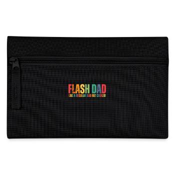 Bouldering Flash Papa Boulderer - Pencil Case - black - Front