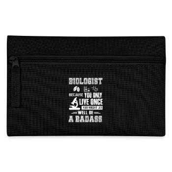 Biologist Badass Biologist - Pencil Case - black - Front