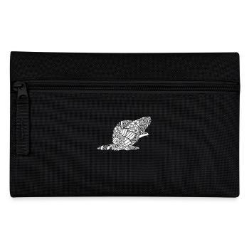 Beaver Beaver Floral Pattern - Pencil Case - black - Front
