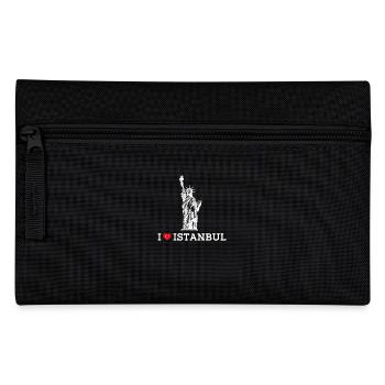 I Love Istanbul Statue Of Liberty Cool Turkey Pun - Pencil Case - black - Front