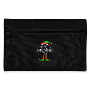 I'm The Sarcastic Elf Shirt Matching Family - Pencil Case - black - Front