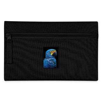 Papageie Papagei - Federtasche - Schwarz - Vorne