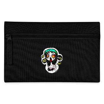Oh, It's So Big: Shocked Horror Zombie - Pencil Case - black - Front