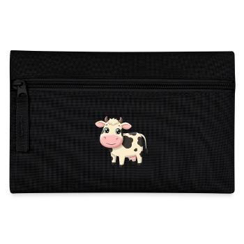 Tier Cartoon Kuh - Federtasche - Schwarz - Vorne