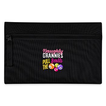 Bingo Fun for Naughty Grandmas Draw the Balls - Pencil Case - black - Front