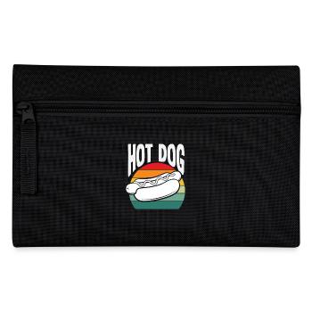 Amateur de hot-dogs style rétro - Trousse - noir - Devant