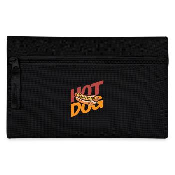 Hot Dog Lover Hot Dog Fun Design - Pencil Case - black - Front