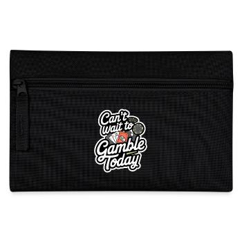 Can't Wait To Gamble Today 8 - Federtasche - Schwarz - Vorne