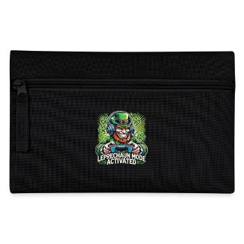 St. Patrick's Day Leprechaun Gamer Mode Enabled - Pencil Case - black - Front