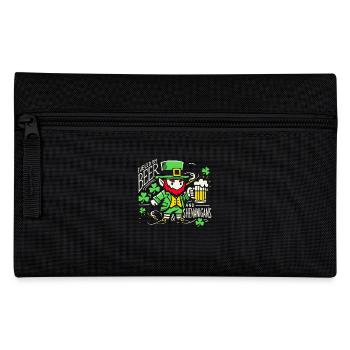 St. Patrick's Day Spaß Mit Bier Und Scherzen - Federtasche - Schwarz - Vorne