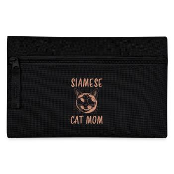 Siamkatze Spruch Siamkatze Mama Siamkatze Geschenk - Federtasche - Schwarz - Vorne