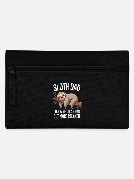 Faultier Spruch Faultiere Lustig Faultier Geschenk - Federtasche - Schwarz