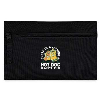 Nothing a hot dog lover can't fix - Pencil Case - black - Front