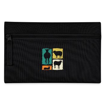 Schäfer Schaf - Federtasche - Schwarz - Vorne