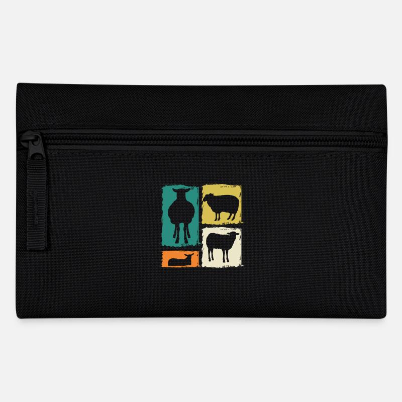 Schäfer Schaf - Federtasche - Schwarz