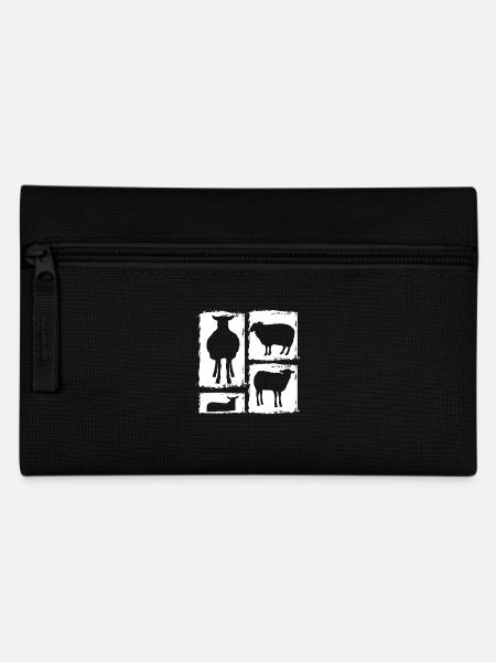 Schäfer Schaf - Federtasche - Schwarz