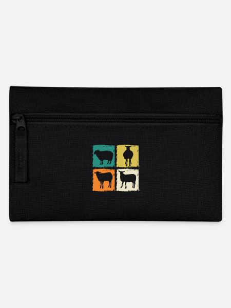 Schäfer Schaf - Federtasche - Schwarz