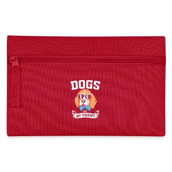 Therapy dog - Pencil Case - red - Front