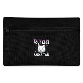 Therapy dog - Pencil Case - black - Front