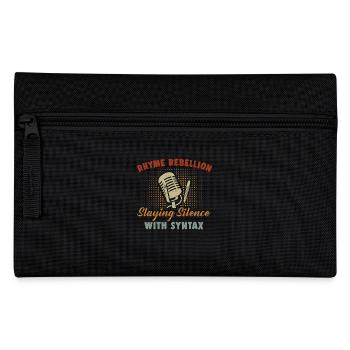 Slam Poésie Comptine Rébellion Poésie Slam - Trousse - noir - Devant