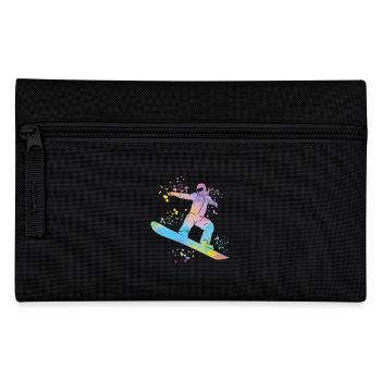Snowboarder Snowboarding Snowboard - Federtasche - Schwarz - Vorne
