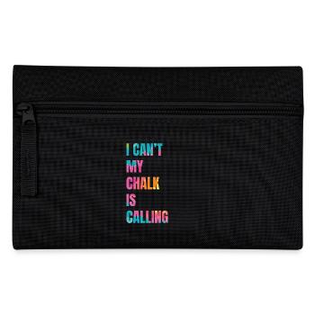 Je ne peux pas que ma craie appelle Boulderer - Trousse - noir - Devant