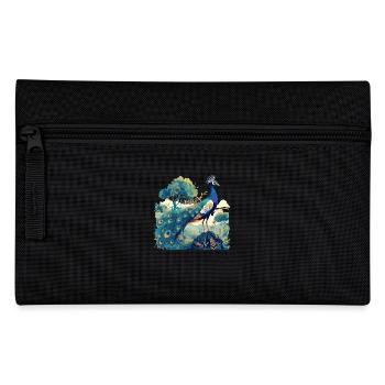 Peacocks Peacock - Pencil Case - black - Front