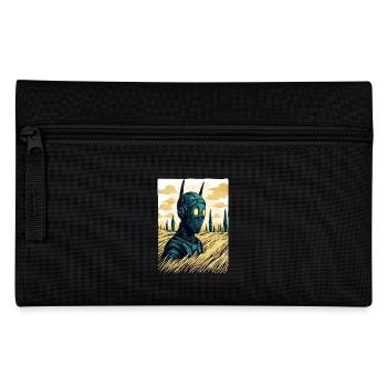 Cyborg avec des épis dans un champ de blé - Trousse - noir - Devant