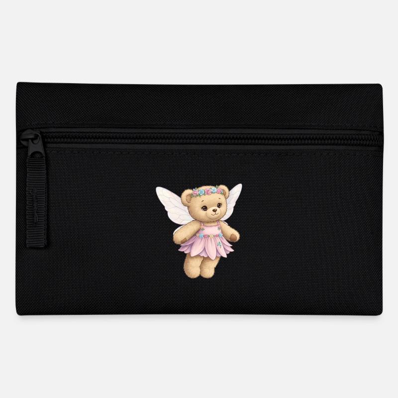 Teddy Bear Fairy - Pencil Case - black