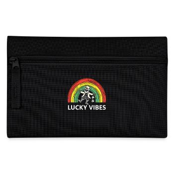 Happy Vibes St. Patrick's Day Rainbow - Pencil Case - black - Front
