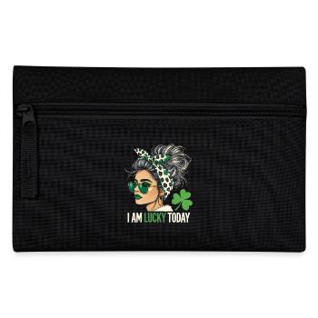 La Saint-Patrick J’ai de la chance aujourd’hui Design - Trousse - noir - Devant