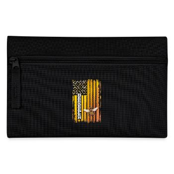 Beekeeper Bees Flag Stripe Honey - Pencil Case - black - Front