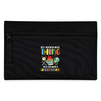It's a homeschool thing, you wouldn't - Pencil Case - black - Front