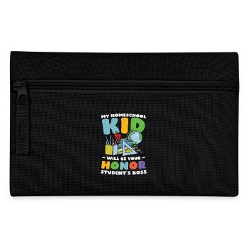 My homeschool child will be the of yours - Pencil Case - black - Front