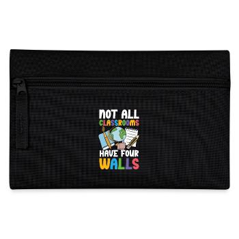 Not all classrooms have four walls - Pencil Case - black - Front