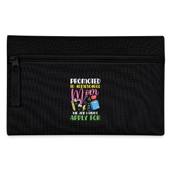 Promu à l’école à la maison maman la tâche que j’ai - Trousse - noir - Devant