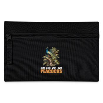 Peacocks Peacock - Pencil Case - black - Front