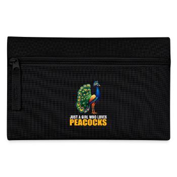 Peacocks Peacock - Pencil Case - black - Front