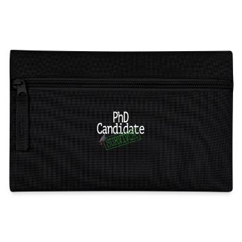 Doctorate / PhD Candidate Survivor / Dr - Pencil Case - black - Front