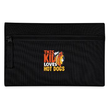 Cet enfant adore les hot-dogs pour les amateurs de hot-dogs - Trousse - noir - Devant