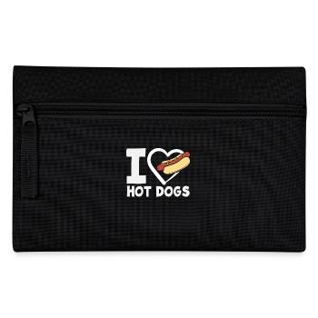 J’adore les hot-dogs pour les amateurs de hot-dogs - Trousse - noir - Devant