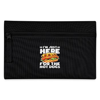 Je suis juste ici pour les hot-dogs hot-dog - Trousse - noir - Devant