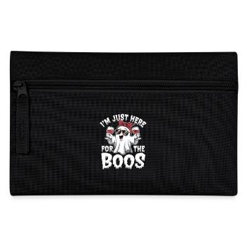 Lustiges Halloween-Geist-Design Weinliebhaber - Federtasche - Schwarz - Vorne