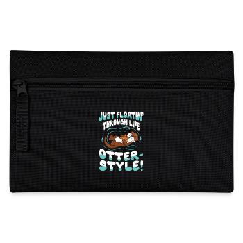 Otter Style für einen Otter Fan - Federtasche - Schwarz - Vorne