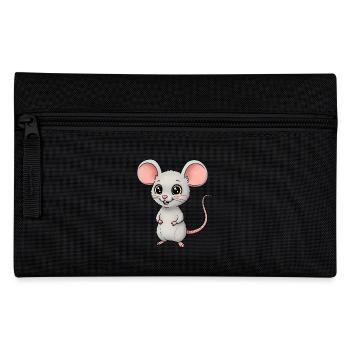 Animal Cartoon Mouse - Pencil Case - black - Front