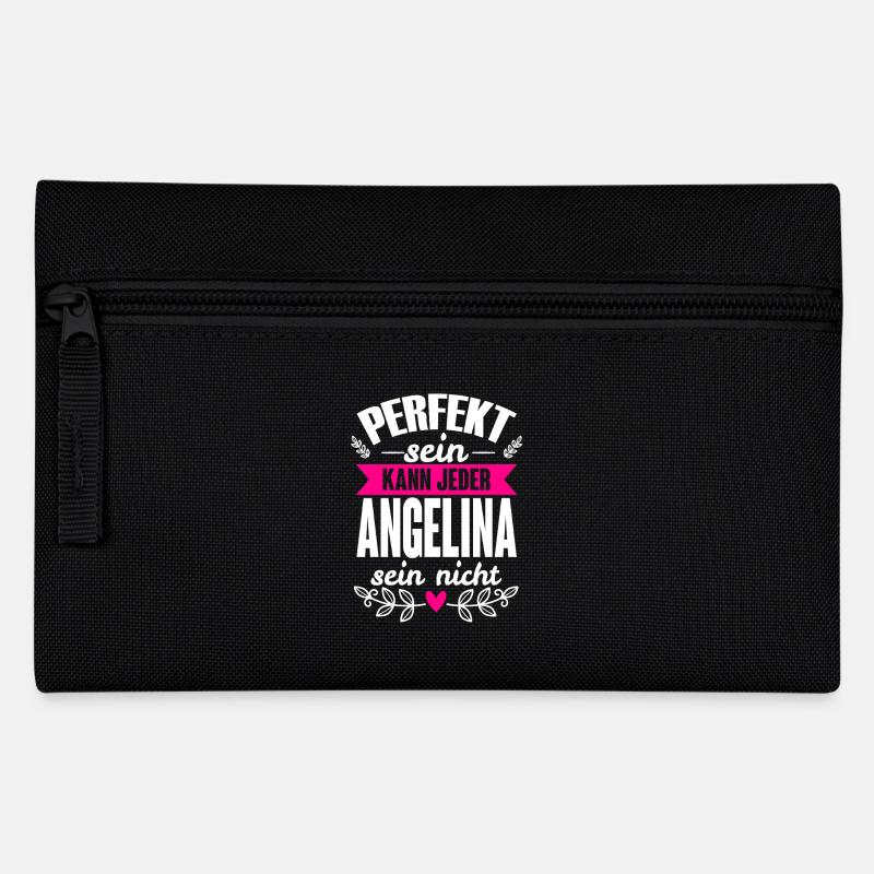 Angelina - Perfekt Sein Kann Jeder Angelina Nicht - Federtasche - Schwarz