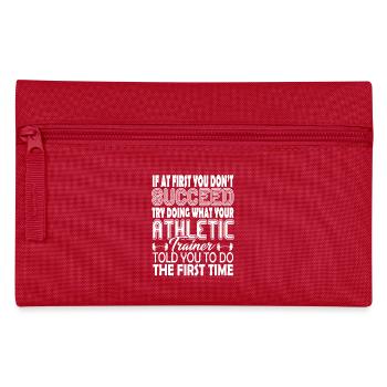 Athletic Trainer Funny Athletic Trainer - Pencil Case - red - Front