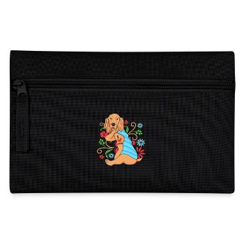 Cocker Spaniel Mama Hundemama - Federtasche - Schwarz - Vorne
